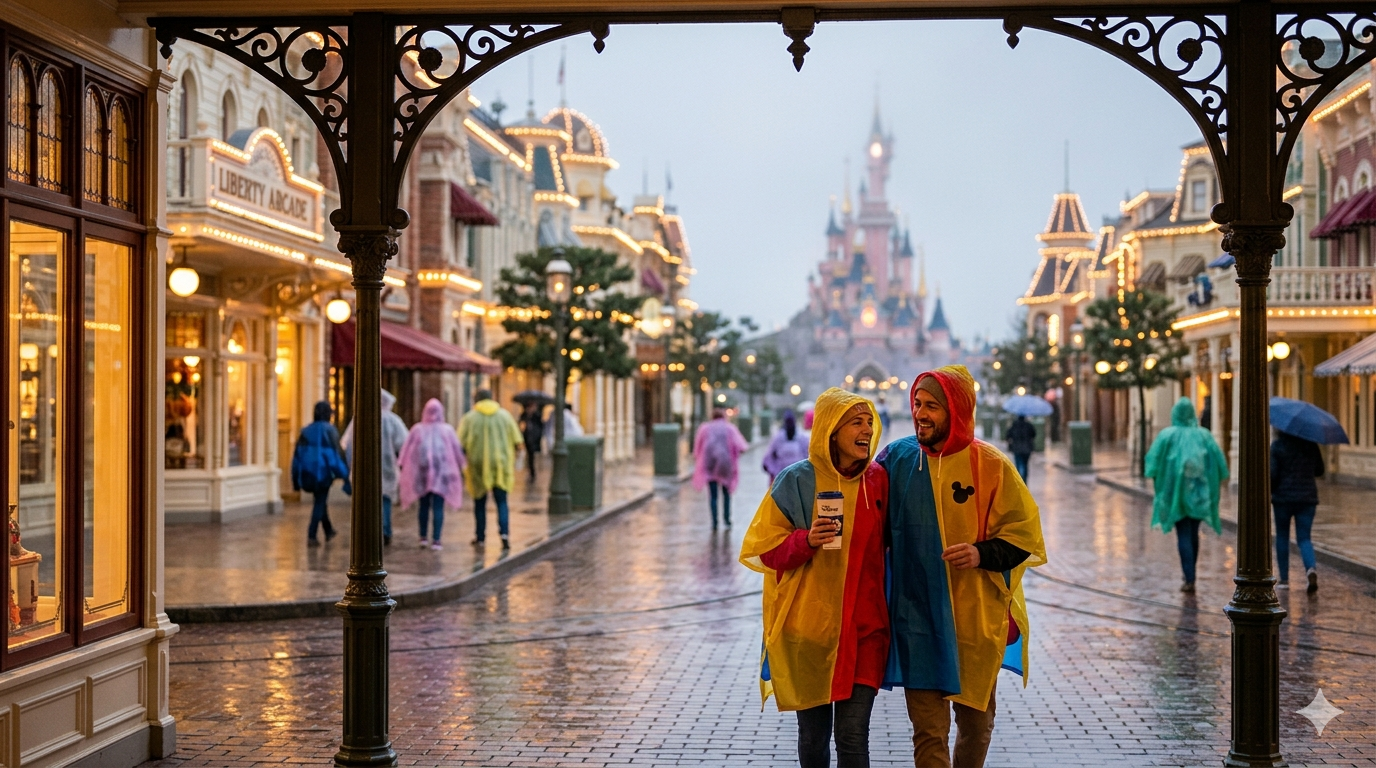 Disneyland Paris sous la pluie : 10 astuces secrètes que 99% des visiteurs ignorent