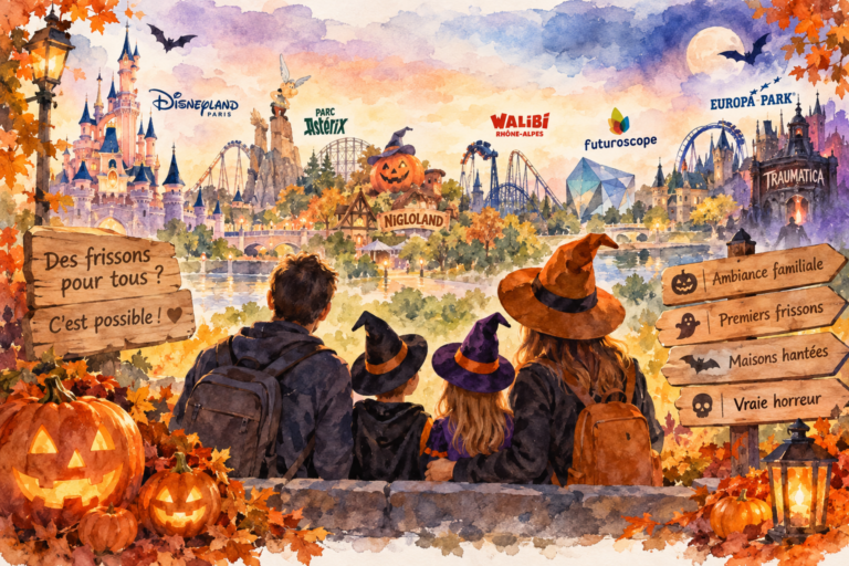 Halloween dans les parcs d’attractions 2026 : Le guide ultime pour frissonner en famille