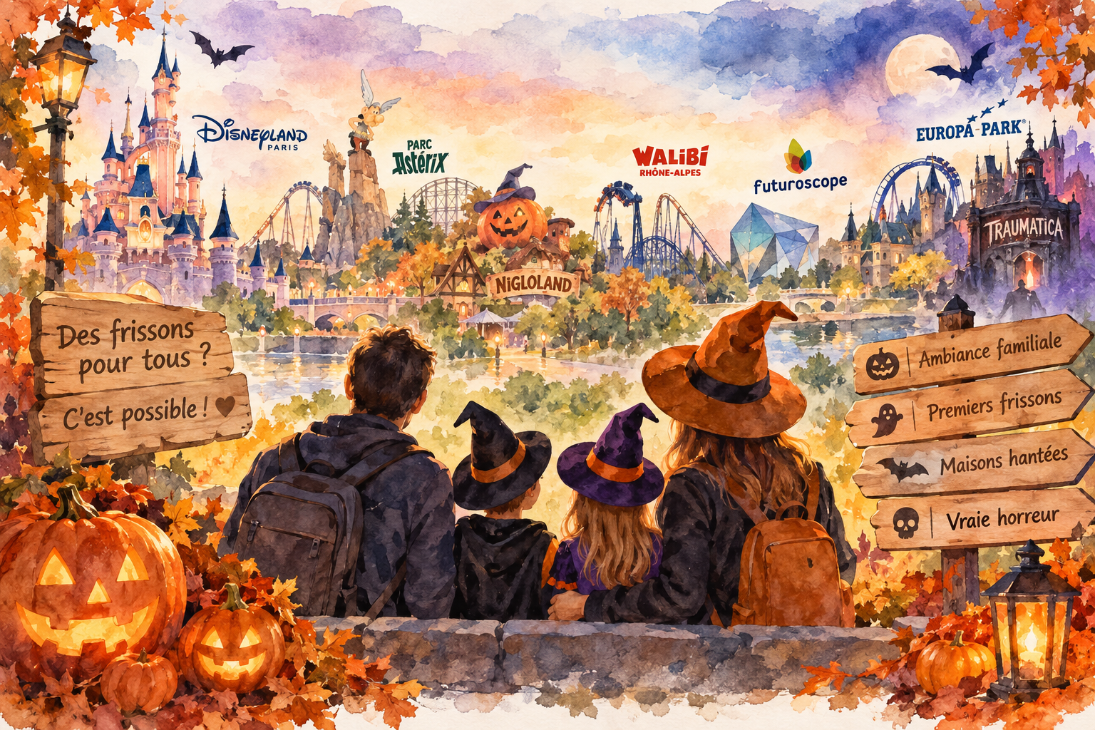 Halloween dans les parcs d’attractions 2026 : Le guide ultime pour frissonner en famille