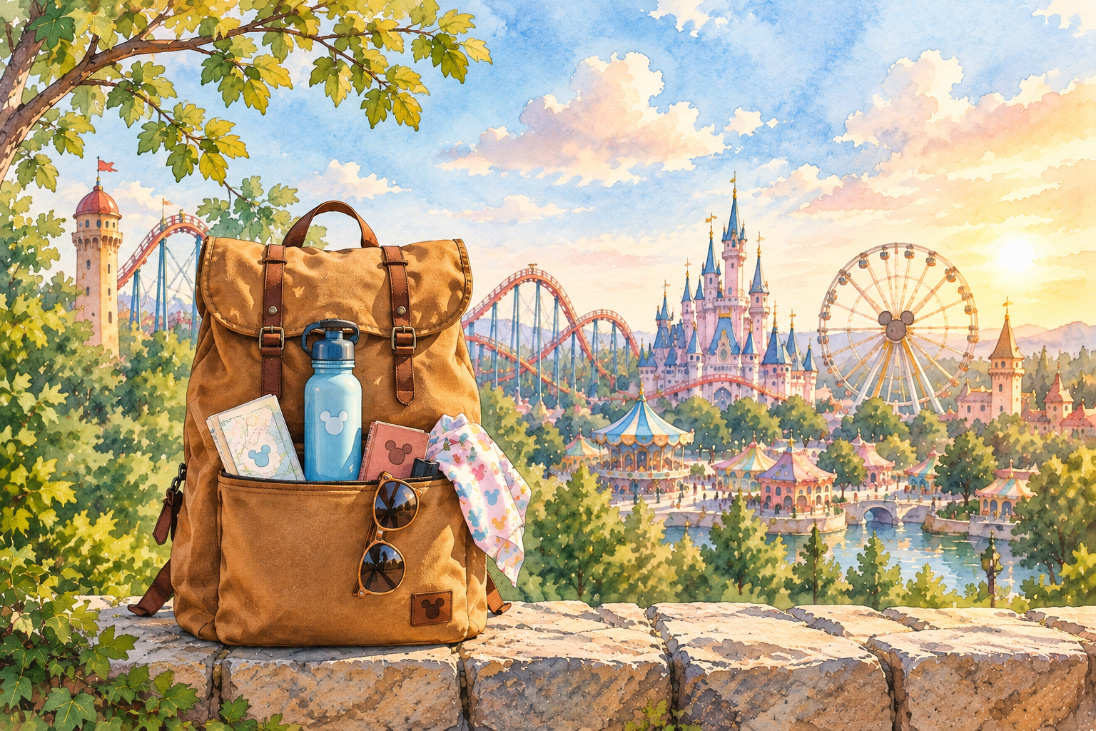 Parcs d’attractions : ce qu’il faut ABSOLUMENT mettre dans son sac (et ce qui ne sert à rien)